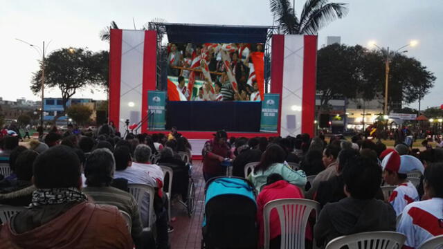 Magdalena: proyectarán partido Perú vs Nueva Zelanda en pantalla gigante 
