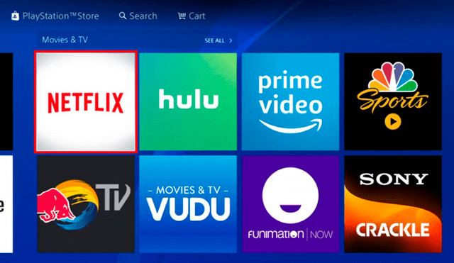 Netflix, Hulu, Amazon Prime Video, entre otros servicios de streaming funcionan con PlayStation Plus en PS4.