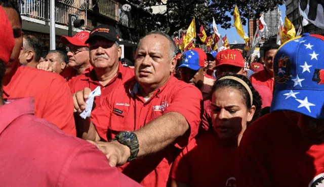 Diosdado Cabello, presidente de la Asamblea Nacional Constituyente. Foto: AFP.