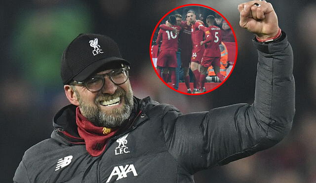 Al mando de Klopp, Liverpool no pierde desde hace casi 40 encuentros. Foto: AFP.