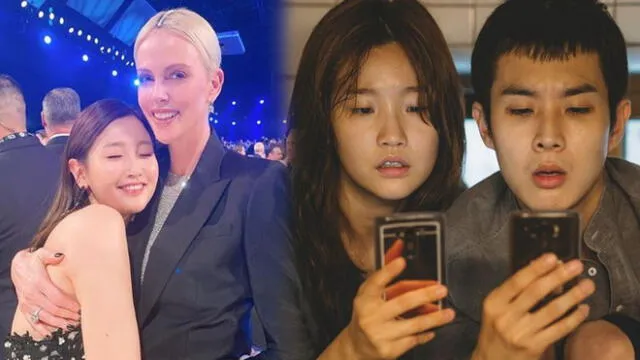 Instagram: Park So Dam de Parasite x Charlize Theron