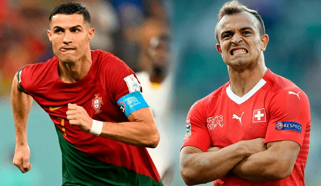Portugal vs. Suiza EN VIVO y EN DIRECTO definen el último clasificado a los cuartos de final de Qatar 2022. Foto: composición GLR/AFP/EFE