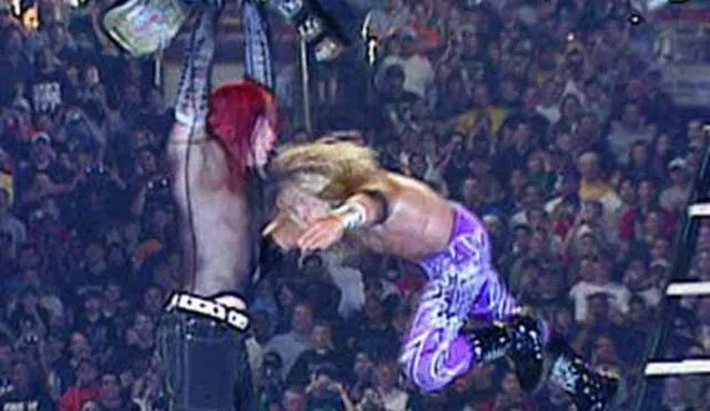 WrestleMania: Edge y la mejor 'lanza' de la historia que tumbó a Jeff Hardy [VIDEO]