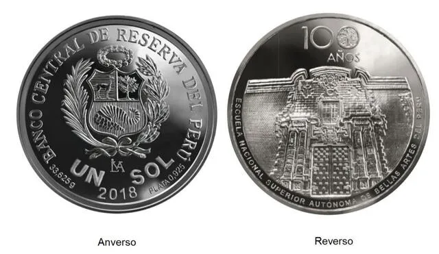 BCR conmemora 100 años de Bellas Artes con moneda alusiva 