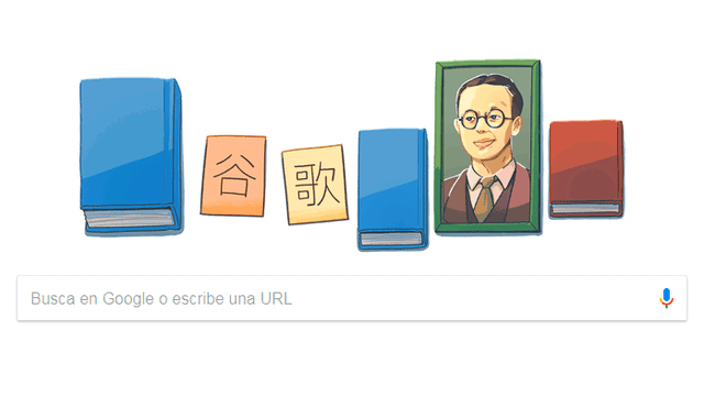 Zhou Youguang es el personaje del doodle de Google de hoy