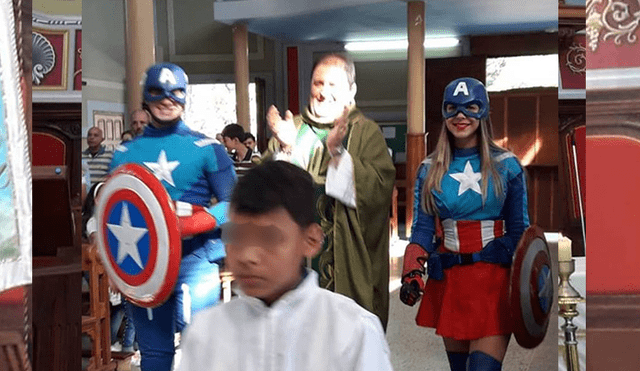 Facebook viral: sacerdote venezolano disfrazó a sus monaguillos como el ‘Capitán América’ por insólito motivo [FOTOS]