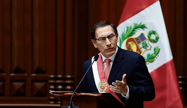 Mensaje de Vizcarra se centrará en la reforma judicial