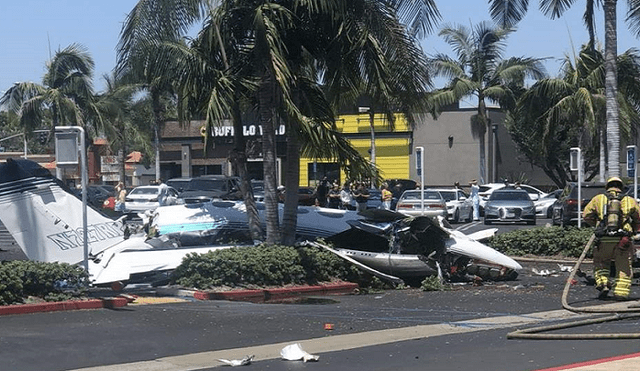 EE.UU.: avioneta se estrelló en California y deja cinco muertos