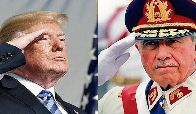 En algunas ocasiones otros personajes han vinculado la figura de Pinochet con el actual residente de la Casa Blanca. Foto: difusión