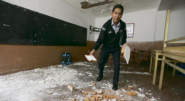 Siete colegios están por colapsar y requieren ser reconstruidos en Arequipa