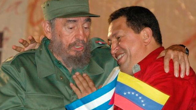 Fidel Castro y Hugo Chávez. Foto: Difusión