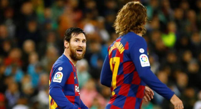Griezmann y Messi juegan juntos en Barcelona desde agosto de 2019. Foto: Milenio