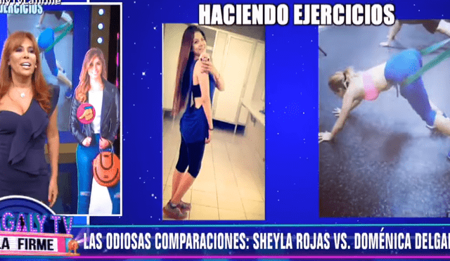 Magaly Medina compara a Sheyla Rojas y Doménica tras ampay con Pedro Moral