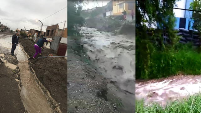 Torrenteras se activaron tras fuertes lluvias en Arequipa [VIDEO]