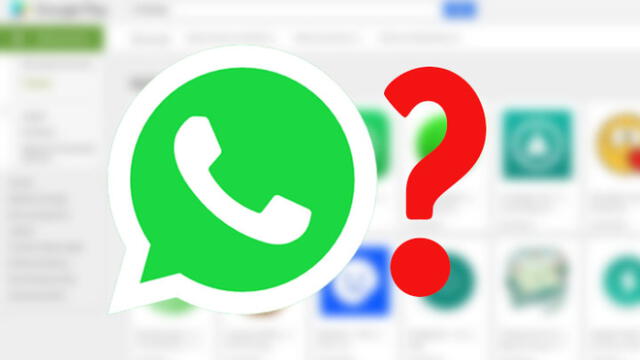 La aplicación de mensajería WhatsApp desaparece misteriosamente de la Play Store.