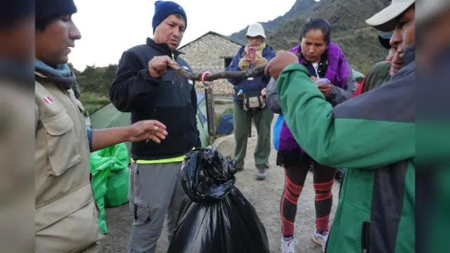 Machu Picchu: recolectan 400 kilos de residuos orgánicos