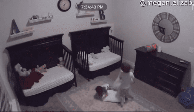 Desliza hacia la izquierda para ver la escena viral de YouTube protagonizada por dos niños.
