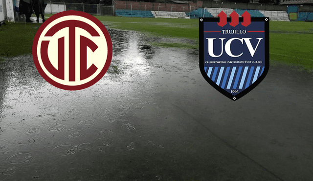 Partido entre UTC y Vallejo se suspende por torrencial lluvia [FOTOS]