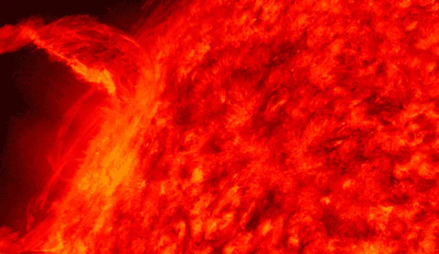 NASA: comparten impactantes imágenes de una erupción solar [VIDEO]
