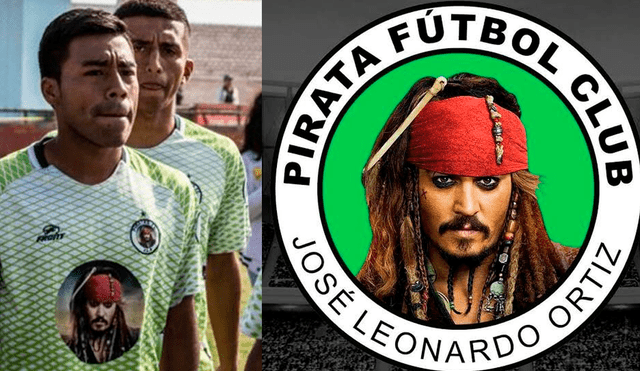 El club Pirata FC se hizo famoso en redes sociales por su peculiar escudo.