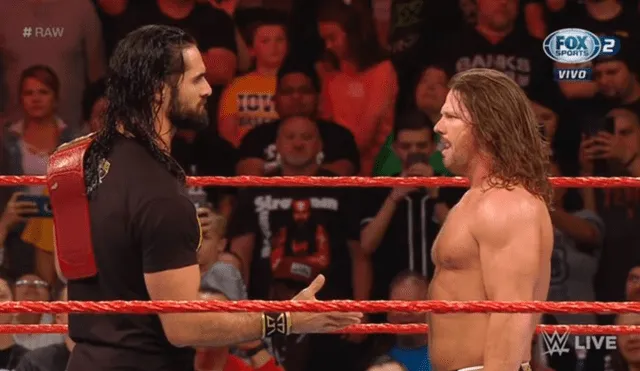 WWE RAW: AJ Styles vs Seth Rollins por el campeonato Universal en Money in the Bank [RESUMEN]