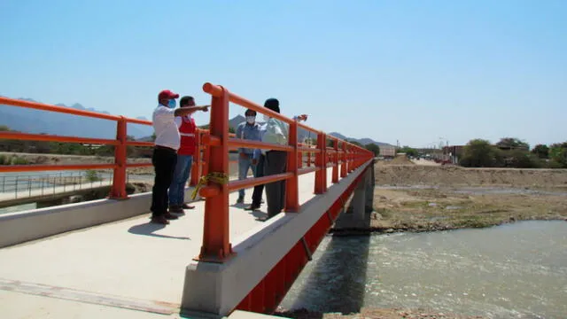 Puente para caseríos de Olmos