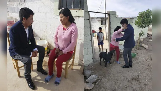 Arequipa: Gobernador Cáceres Llica ofrece ayuda a trabajadora agredida por ingeniera [VIDEOS]