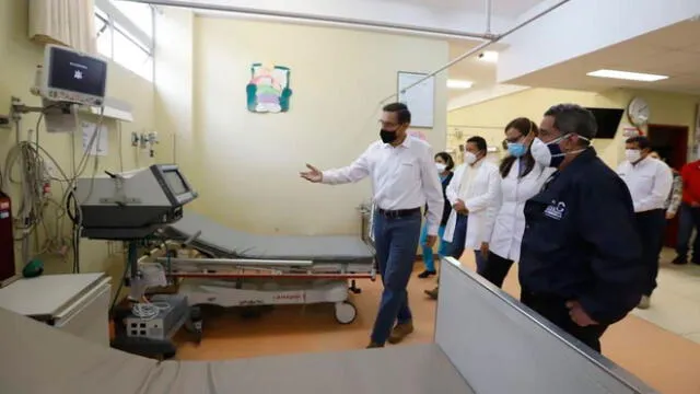 Presidente Vizcarra visitó instalaciones de Hospital Regional de Cajamarca.