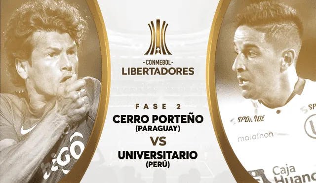 Cerro Porteño vs. Universitario por la Copa Libertadores