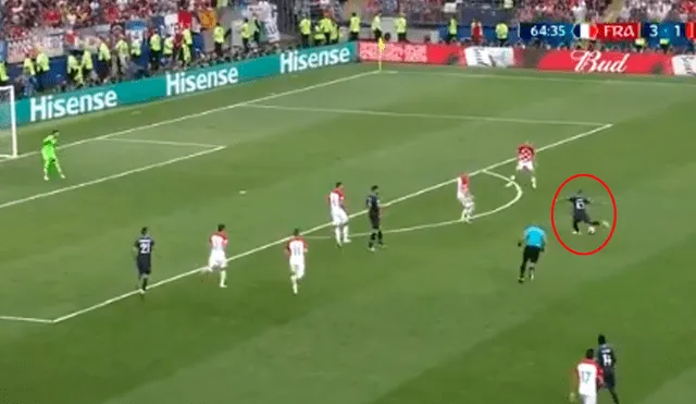 Francia vs Croacia: así fue el gol de Kylian Mbappé para el 4-1 | VIDEO