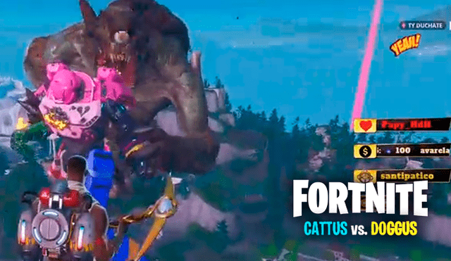 La lucha final entre el monstruo Cattus y el robot Doggus ya finalizó. Mira cómo fue el fin de la temporada 9 de Fortnite Battle Royale.