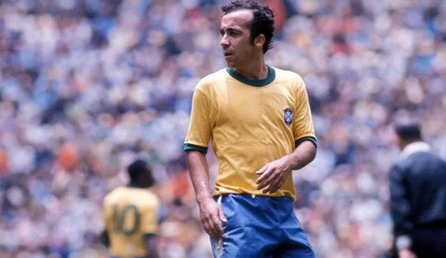 Tostão anotó cuatro goles durante el Mundial México 1970, dos de ellos a Perú. Foto: AFP.