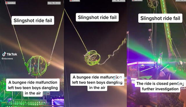 La imágenes fueron compartidas vía Tiktok. Foto: captura @nbcnews /TikTok