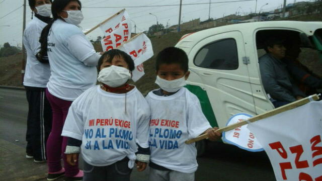 Mi Perú: niños  y  ancianos protestan contra la contaminación por plomo y cadmio [VIDEO] 
