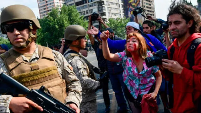 Esperan resolución sobre el soldado chileno que se negó a participar en el estado de emergencia [FOTOS]