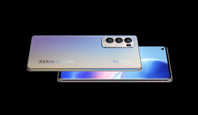 Diseño del nuevo Oppo Reno5 Pro+ 5G. Foto: Oppo