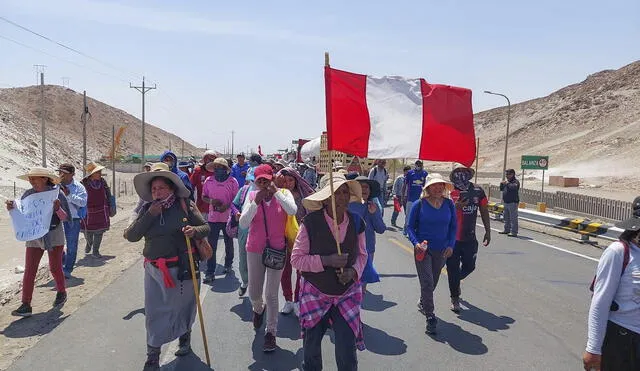 marcHas. En Arequipa las protestas se han concentrado en el Cono Norte de la ciudad y en el Km 48 de la Panamericana Sur.