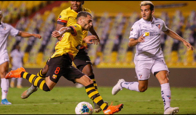 El encuentro de ida entre ambos conjuntos terminó en empate 1-1. Foto: BarcelonaSC / Twitter