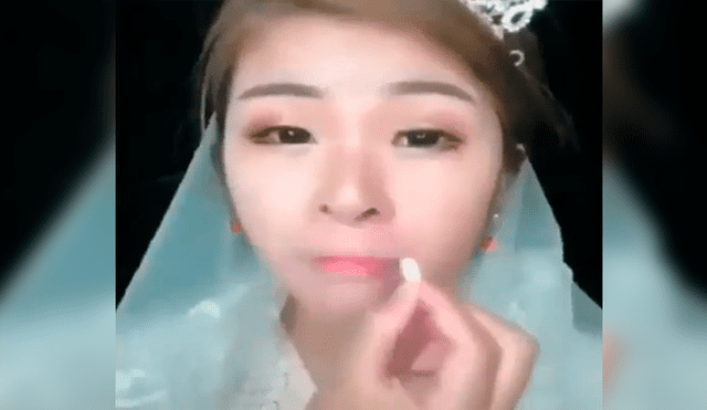 YouTube viral: La increíble transformación de una novia asiática al quitarse el maquillaje sorprende al mundo [VIDEO] 