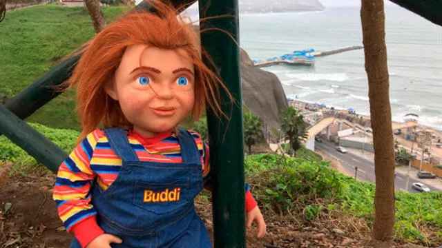Chucky: El muñeco diabólico se pasea por calles de Lima. Foto: Difusión.