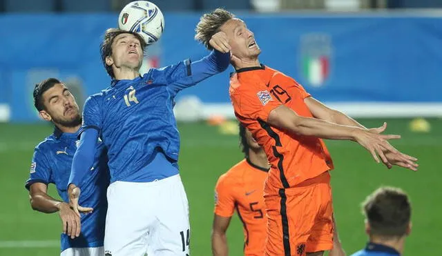 Italia se enfrentó a Países Bajos en la cuarta fecha de la Liga de Naciones 2020. Foto: EFE