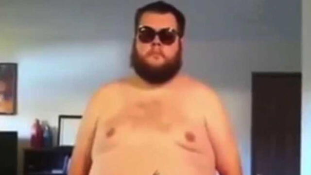Facebook: hombre obeso hace lo más creativo con su figura y provoca la risa de miles [VIDEO]