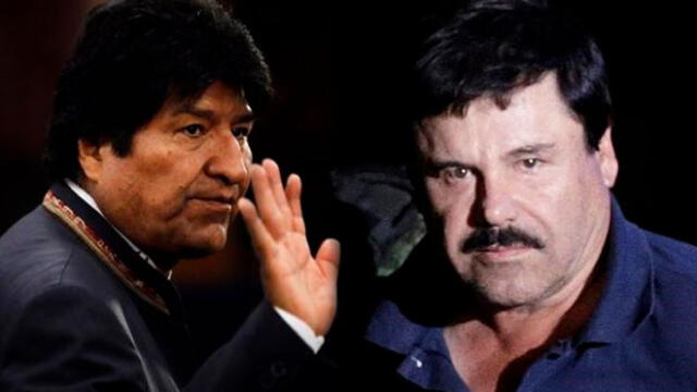 Evo Morales permitió que el hijo de 'El Chapo' Guzmán esté en su país pese a sus vínculos con el narcotráfico. Foto: Composición