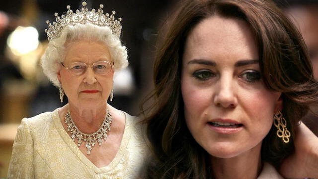 La reina Isabel II castiga a Kate Middleton por no tener “sangre azul”