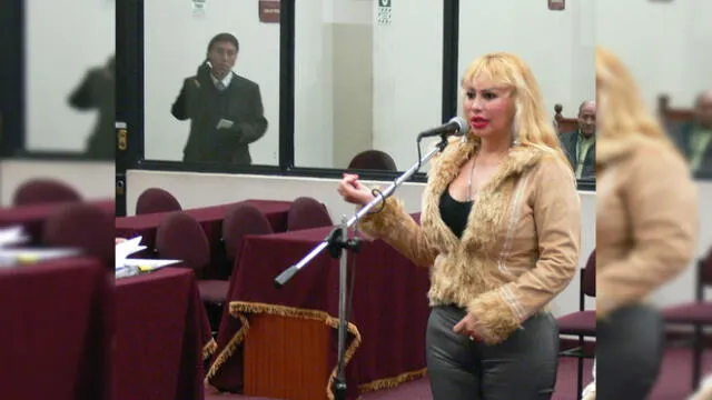  Susy Díaz, la exvedette que lució el 13 en su derrier para lograr una curul en el Congreso