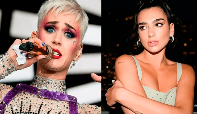 Katy Perry trolea a Dua Lipa por foto de su abdomen en Instagram