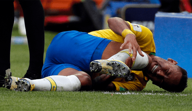 La Cruz Roja se burla de Neymar por "simular" lesiones en Rusia 2018