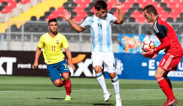 Argentina perdió 0-1 ante Ecuador por el Grupo B del Sudamericano Sub 20 [RESUMEN]