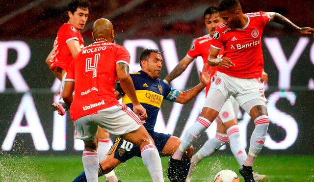 Boca Juniors y Internacional juegan este miércoles por la vuelta de los octavos de final de la Copa Libertadores 2020. Foto: EFE