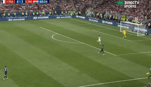 Francia vs Croacia: gol de Mario Mandzukic puso el descuento 4-2 [VIDEO]